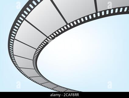 Cinema, movie and photography 35mm film strip template. Vector 3D elements  Stock Vector Image & Art - Alamy