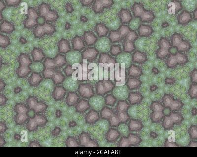 Abstract kaleidoscope patterned background Stock Photo