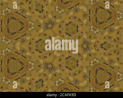 Abstract kaleidoscope patterned background Stock Photo