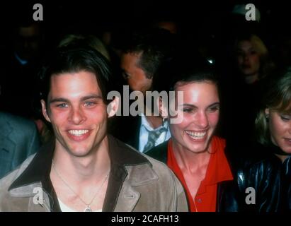 Westwood, California, USA 5th March 1996 Actor James Marsden and wife actress Lisa Linde attend United Artists' 'The Birdcage' Premiere on March 5, 1996 at Mann Village Theatre in Westwood, California, USA. Photo by Barry King/Alamy Stock Photo Stock Photo