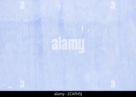 Old texture turquoise light blue cracked wall, the old paint texture is chipping and cracked fall destruction Stock Photo