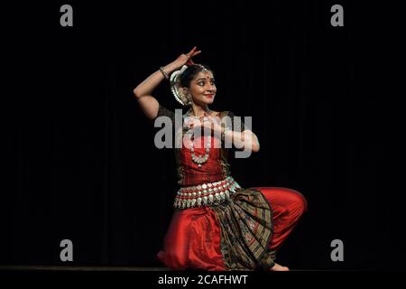 A beautiful odissi dancer Stock Photo