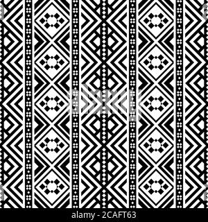 tribal aztec seamless pattern texture background Stock Photo