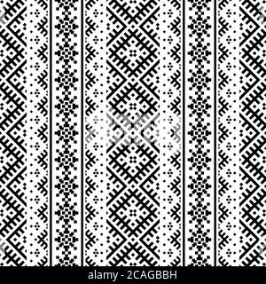 Traditional texture design made of seamless ethnic pattern design background vector Stock Photo