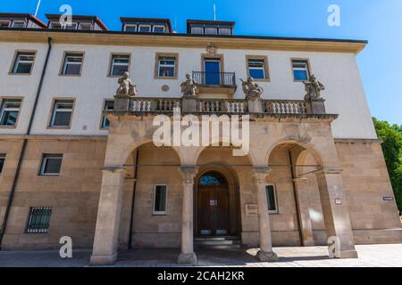 Branch of German Federal Bank at Schlossplatz or Castle Square  in the city centre, Stuttgart, Federal State Baden-Württemberg, Germany, Europe Stock Photo