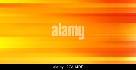 Abstract yellow and orange gradient color blurred motion background. Stripes horizontal movement wallpaper. Vector illustration Stock Vector