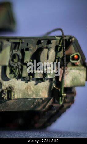 Model of Tiger tank from WWII. On an isolated background. Stock Photo