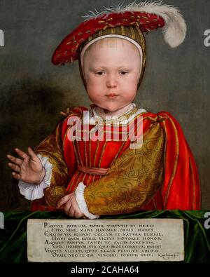 Edward VI as a Child, Hans Holbein the Younger, circa 1538, National Gallery of Art, Washington DC, USA, North America Stock Photo