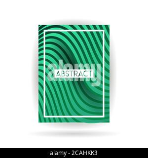 Simple and modern Cover background designs can be used for companies and other businesses. Eps 10 and file size is less than 5MB. beautiful green colo Stock Vector
