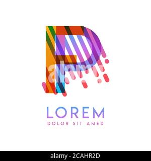 FP logo with the theme of galaxy speed and style that is suitable for creative and business industries. PF Letter Logo design for all webpage media an Stock Vector