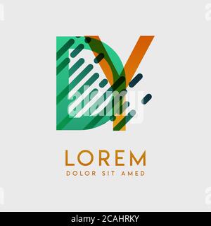 DY logo with the theme of galaxy speed and style that is suitable for creative and business industries. YD Letter Logo design for all webpage media an Stock Vector