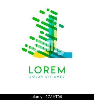 JL logo with the theme of galaxy speed and style that is suitable for creative and business industries. LJ Letter Logo design for all webpage media an Stock Vector