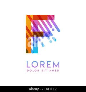 FF logo with the theme of galaxy speed and style that is suitable for creative and business industries. FF Letter Logo design for all webpage media an Stock Vector