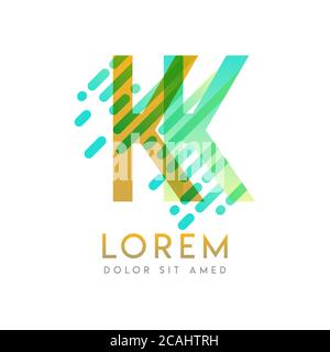 KK logo with the theme of galaxy speed and style that is suitable for creative and business industries. KK Letter Logo design for all webpage media an Stock Vector