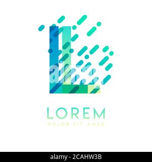 LL logo with the theme of galaxy speed and style that is suitable for creative and business industries. LL Letter Logo design for all webpage media an Stock Vector