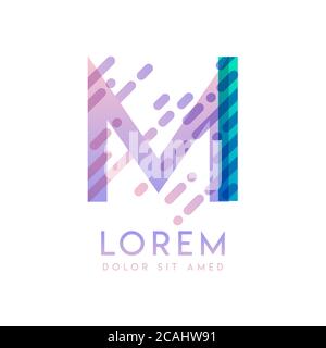 MI logo with the theme of galaxy speed and style that is suitable for creative and business industries. IM Letter Logo design for all webpage media an Stock Vector