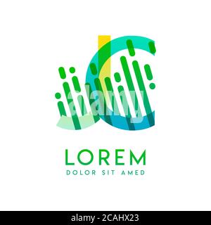 JC logo with the theme of galaxy speed and style that is suitable for creative and business industries. CJ Letter Logo design for all webpage media an Stock Vector