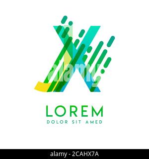 JX logo with the theme of galaxy speed and style that is suitable for creative and business industries. XJ Letter Logo design for all webpage media an Stock Vector
