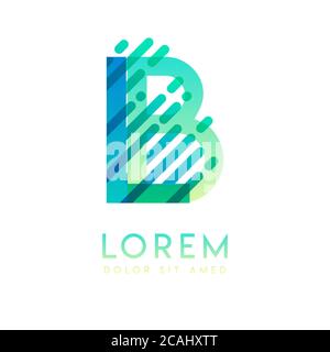 LB logo with the theme of galaxy speed and style that is suitable for creative and business industries. BL Letter Logo design for all webpage media an Stock Vector
