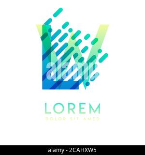 LW logo with the theme of galaxy speed and style that is suitable for creative and business industries. WL Letter Logo design for all webpage media an Stock Vector