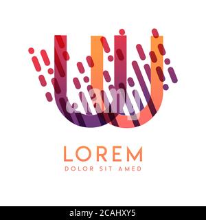 UU logo with the theme of galaxy speed and style that is suitable for creative and business industries. UU Letter Logo design for all webpage media an Stock Vector