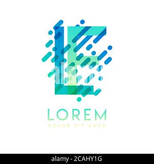 LF logo with the theme of galaxy speed and style that is suitable for creative and business industries. FL Letter Logo design for all webpage media an Stock Vector