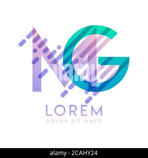 MG logo with the theme of galaxy speed and style that is suitable for creative and business industries. GM Letter Logo design for all webpage media an Stock Vector