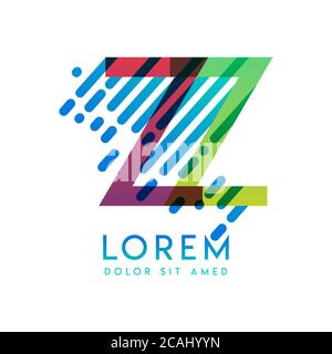 ZZ logo with the theme of galaxy speed and style that is suitable for creative and business industries. ZZ Letter Logo design for all webpage media an Stock Vector