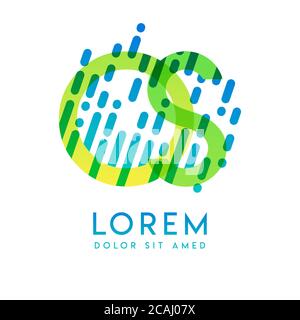 OS logo with the theme of galaxy speed and style that is suitable for creative and business industries. SO Letter Logo design for all webpage media an Stock Vector