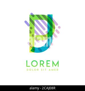 PJ logo with the theme of galaxy speed and style that is suitable for creative and business industries. JP Letter Logo design for all webpage media an Stock Vector