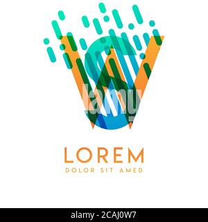 SW logo with the theme of galaxy speed and style that is suitable for creative and business industries. WS Letter Logo design for all webpage media an Stock Vector
