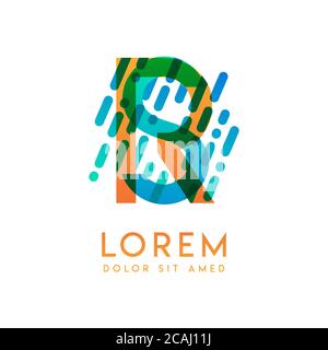 SR logo with the theme of galaxy speed and style that is suitable for creative and business industries. RS Letter Logo design for all webpage media an Stock Vector