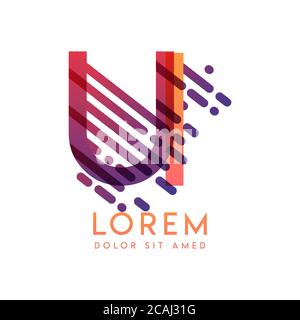 UI logo with the theme of galaxy speed and style that is suitable for creative and business industries. IU Letter Logo design for all webpage media an Stock Vector