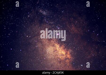 Detail of the Milky Way Stock Photo