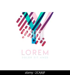 YY logo with the theme of galaxy speed and style that is suitable for creative and business industries. YY Letter Logo design for all webpage media an Stock Vector