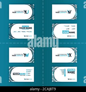 Creative colorful letter Uy u y logo with leading lines and road ...