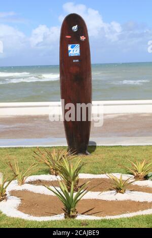 Salvador, Brazil. 07th Aug, 2020. Mayor ACM Neto inaugurates new Amaralina waterfront, in the late morning of this Friday, (07), in Salvador, (BA). At João Amaral Square, in Amaralina. Credit: Mauro Akiin Nassor/FotoArena/Alamy Live News Stock Photo