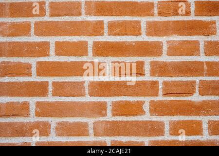 Background from an orange brick wall Stock Photo