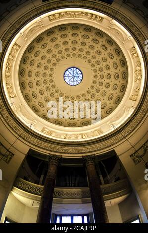 TURIN, ITALY - SEPTEMBER 24, 2017: interior of the church of the Gran Madre in Turin (Piedmont, Italy) on september 24, 2017 Stock Photo