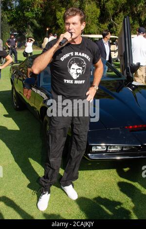 October 13, 2012, Los Angeles, California, USA: David Hasselhoff attneds the 41st Annual Los Angeles Police Family Fun Day and Celebrity Golf Tournament. (Credit Image: © Billy Bennight/ZUMA Wire) Stock Photo