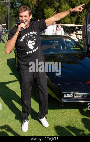 October 13, 2012, Los Angeles, California, USA: David Hasselhoff attneds the 41st Annual Los Angeles Police Family Fun Day and Celebrity Golf Tournament. (Credit Image: © Billy Bennight/ZUMA Wire) Stock Photo