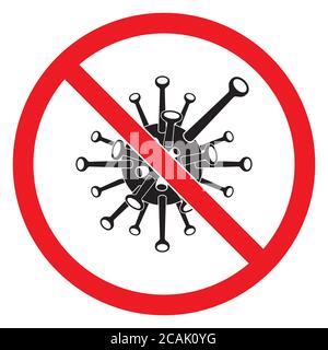 Sanitizer icon. Anti bacterial and virus solution. Round symbol for disinfectant gel labels. Surface cleanser to kill viruses, bacteria and germs. Stock Vector