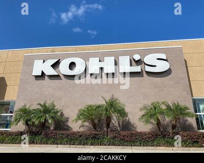 Orlando,FL/USA- 8/1/20: The exterior of a Kohl's department store in Orlando, Florida. Stock Photo