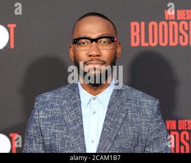 LOS ANGELES - MAR 10:  Lamorne Morris at the 'Bloodshot' Premiere at the Village Theater on March 10, 2020 in Westwood, CA Stock Photo