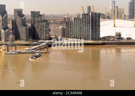 Uber Boat by Thames Clippers in service on the river thames Stock Photo