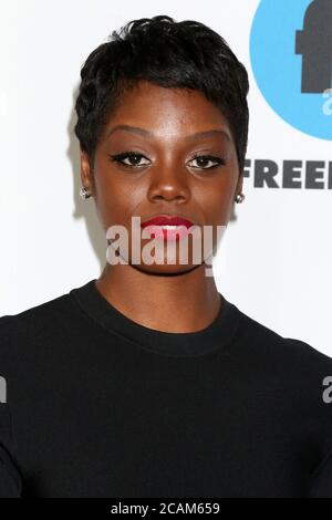 LOS ANGELES - FEB 5:  Afton Williamson at the Disney ABC Television Winter Press Tour Photo Call at the Langham Huntington Hotel on February 5, 2019 in Pasadena, CA Stock Photo