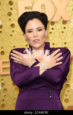 LOS ANGELES - SEP 22:  Alex Borstein at the Primetime Emmy Awards - Arrivals at the Microsoft Theater on September 22, 2019 in Los Angeles, CA Stock Photo