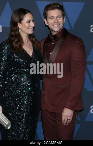 LOS ANGELES - OCT 27:  Jessica Blair Herman, Allen Leech at the 11th Annual Governors Awards at the Dolby Theater on October 27, 2019 in Los Angeles, CA Stock Photo