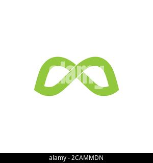 curves infinity line simple logo vector Stock Vector