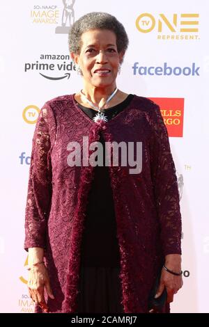 LOS ANGELES - MAR 30:  Myrlie Evers-Williams at the 50th NAACP Image Awards - Arrivals at the Dolby Theater on March 30, 2019 in Los Angeles, CA Stock Photo